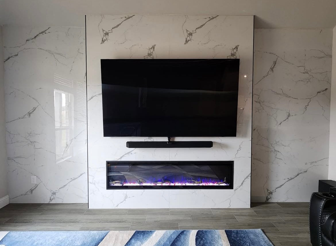 ELECTRICAL FIREPLACE MOUNTING